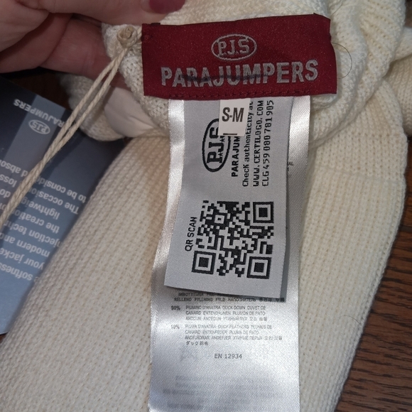 Parajumpers Wool Down Filled Puffer Gloves at Free People NWT Off White Sm/Med. - Picture 10 of 12